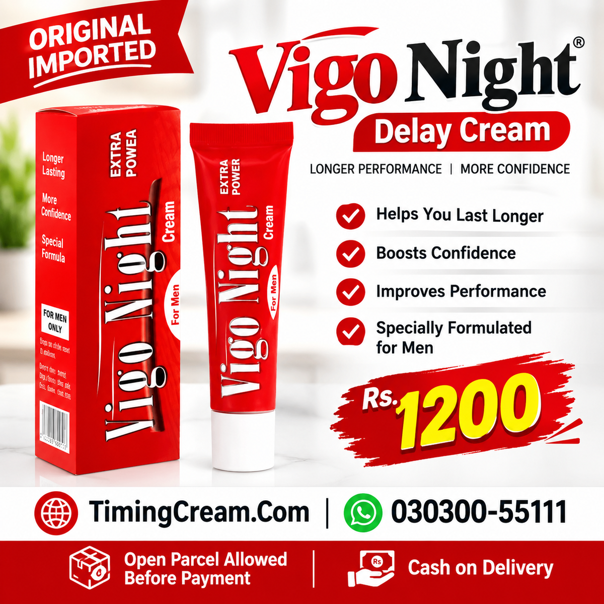 Vigo Night Delay Cream