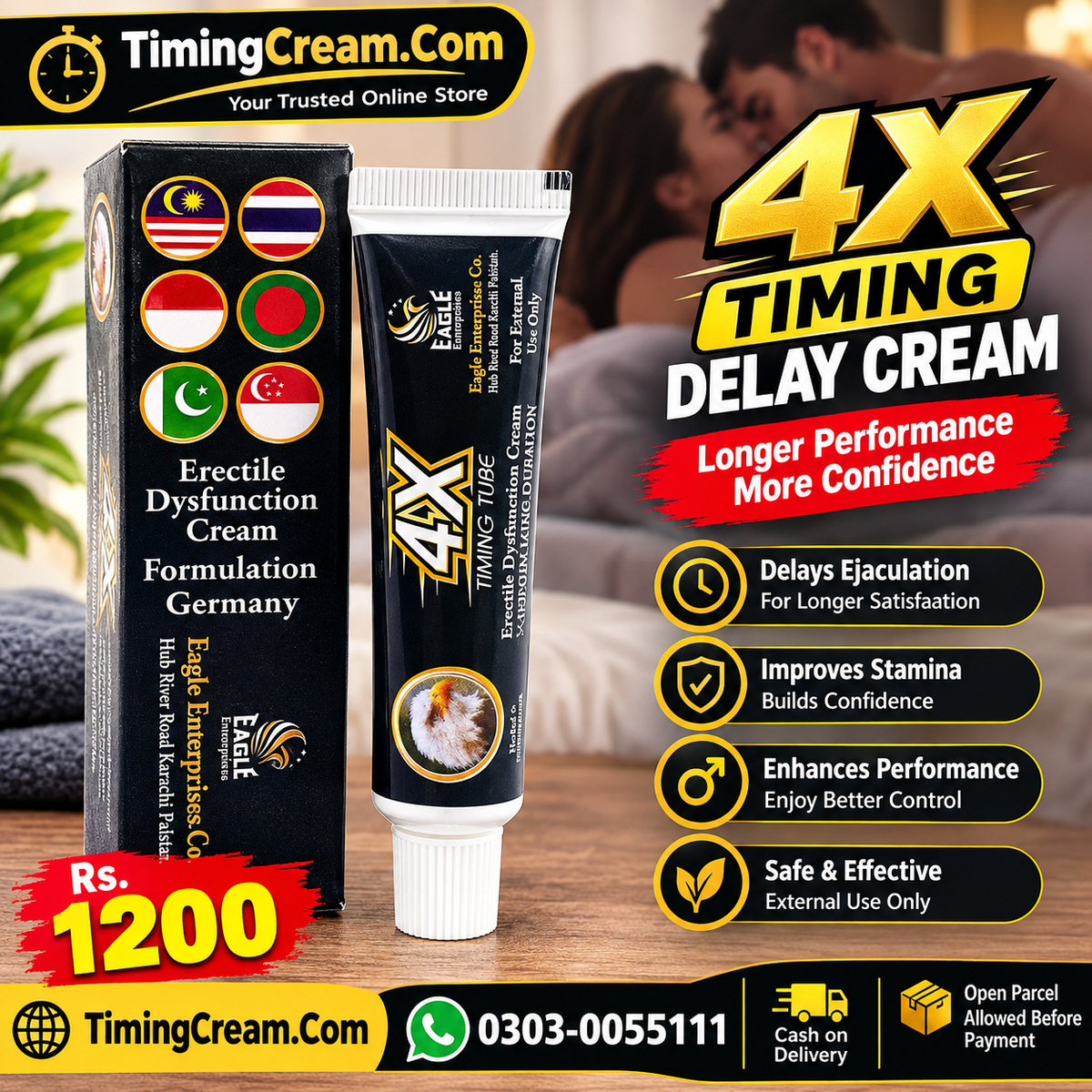 4X Timing Delay Cream
