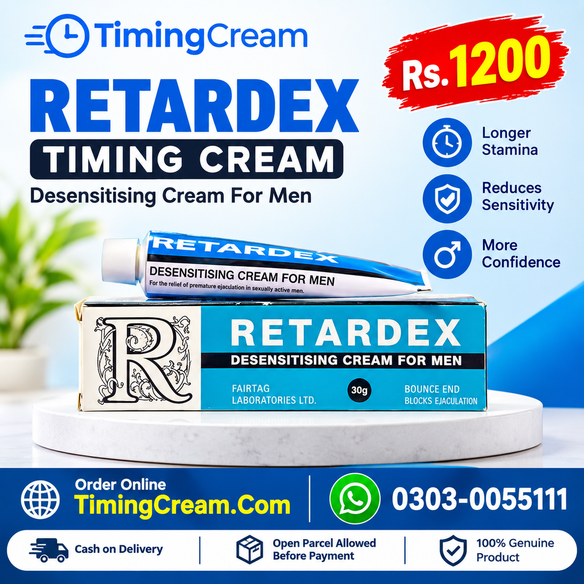 Retar Dex Timing Cream