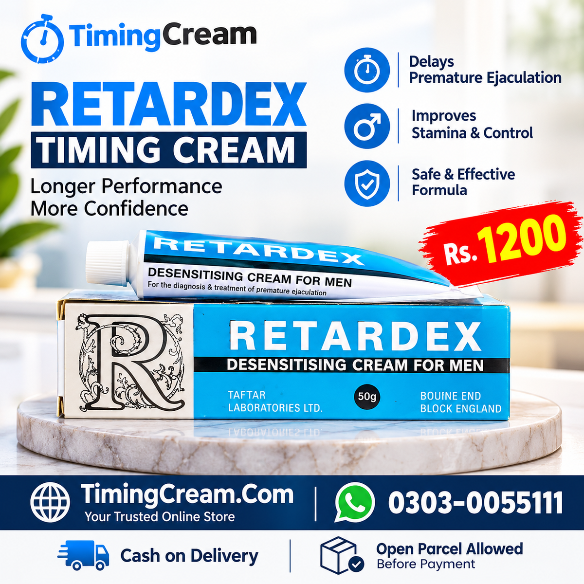 Retar Dex Timing Cream