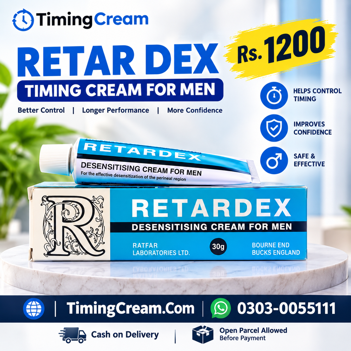 Retar Dex Timing Cream