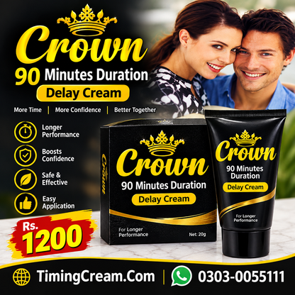 Crown 90 Minutes Duration Delay Cream