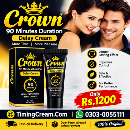 Crown 90 Minutes Duration Delay Cream