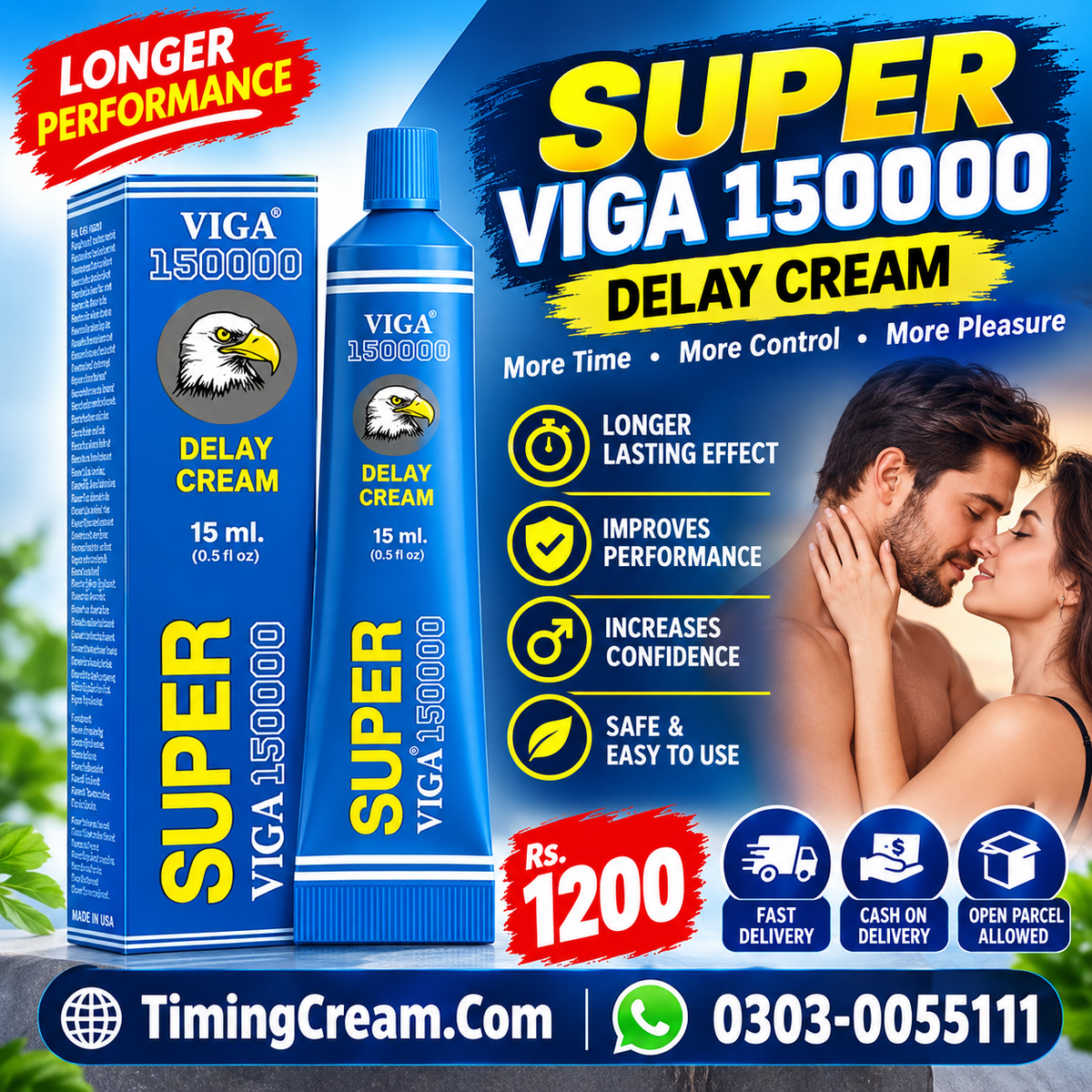 Super Viga 150000 Delay Cream