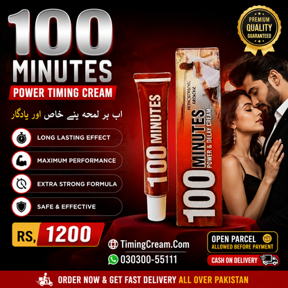100 Minutes Power Timing Cream Price In Pakistan