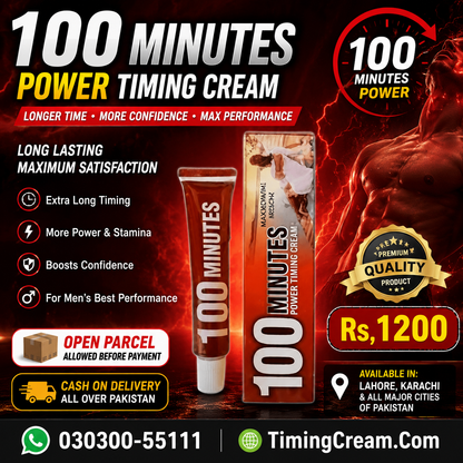 100 Minutes Power Timing Cream Price In Pakistan