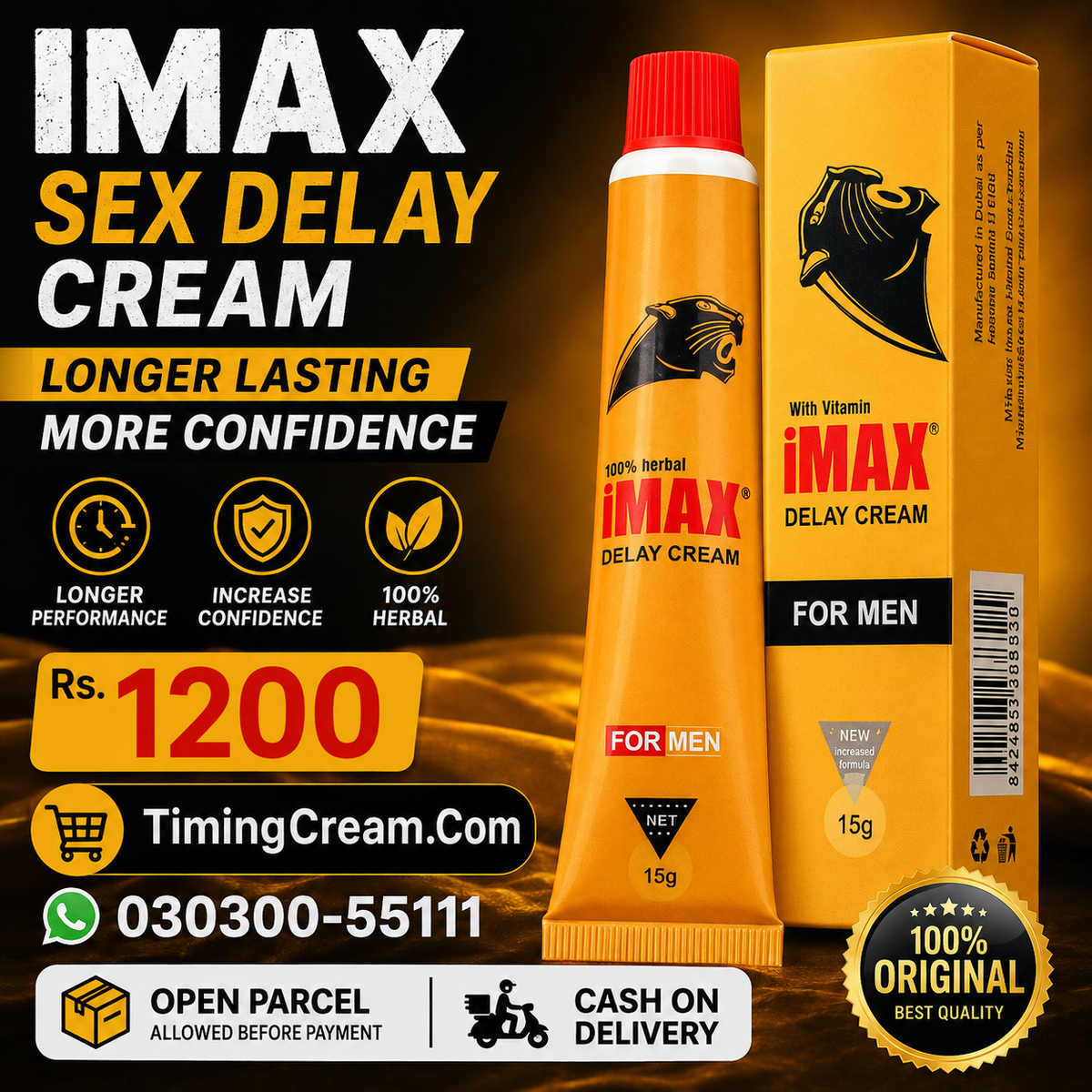 Imax Sex Delay Cream Price In Pakistan