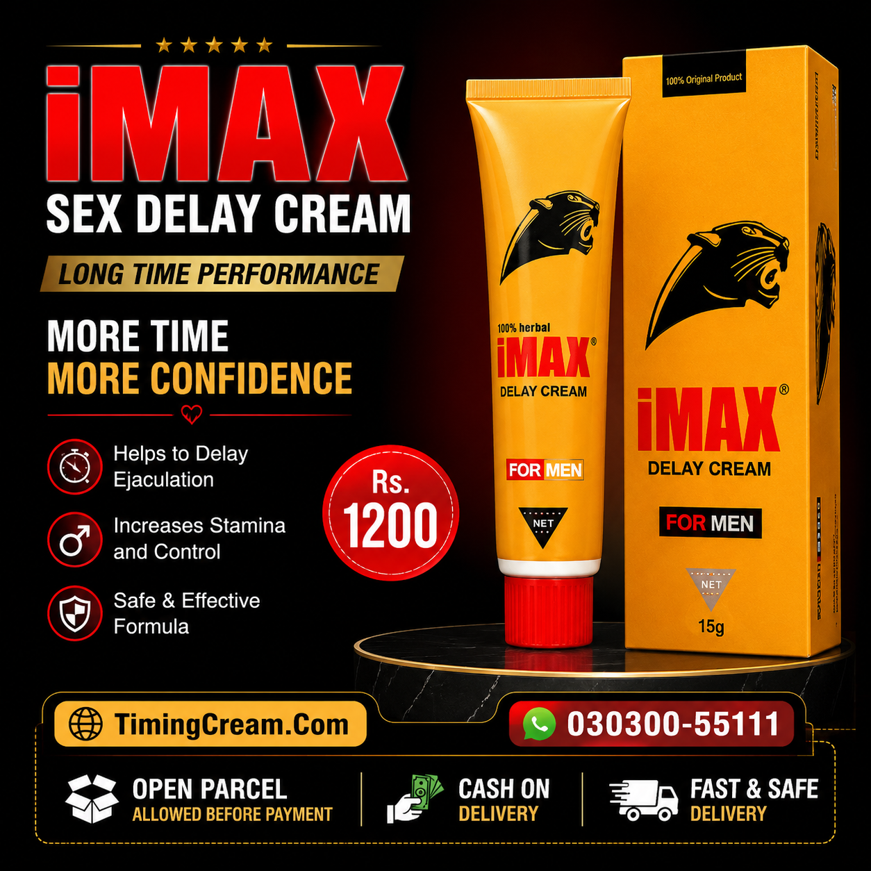 Imax Sex Delay Cream Price In Pakistan