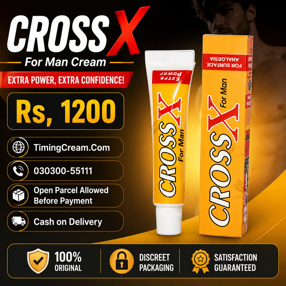 Cross X For Man Cream Price In Pakistan