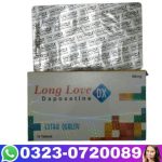 Buy Long Love Dapoxetine 60mg Tablets in Pakistan At Starting Price Of Rs 2500 PKR - Available In Lahore, Karachi, Islamabad, Bahawalpur, Peshawar ,Multan, Gujranwala, Rawalpindi, Hyderabad, Faisalabad, Quetta And All Other Major Cities Of Pakistan.