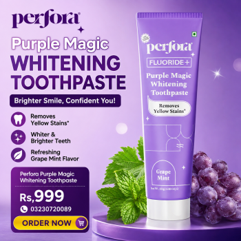 Perfora Purple Magic Whitening Toothpaste